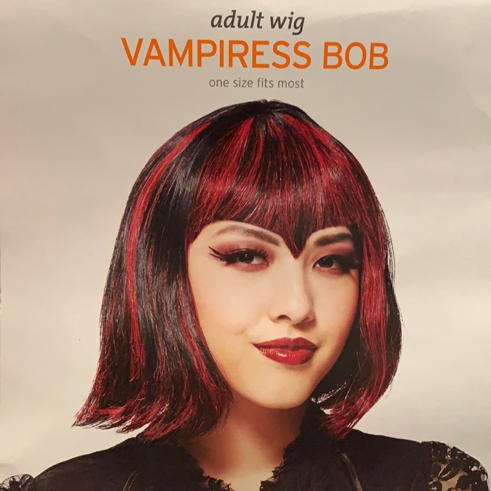 Vampires Bob adult wig BRAND NEW